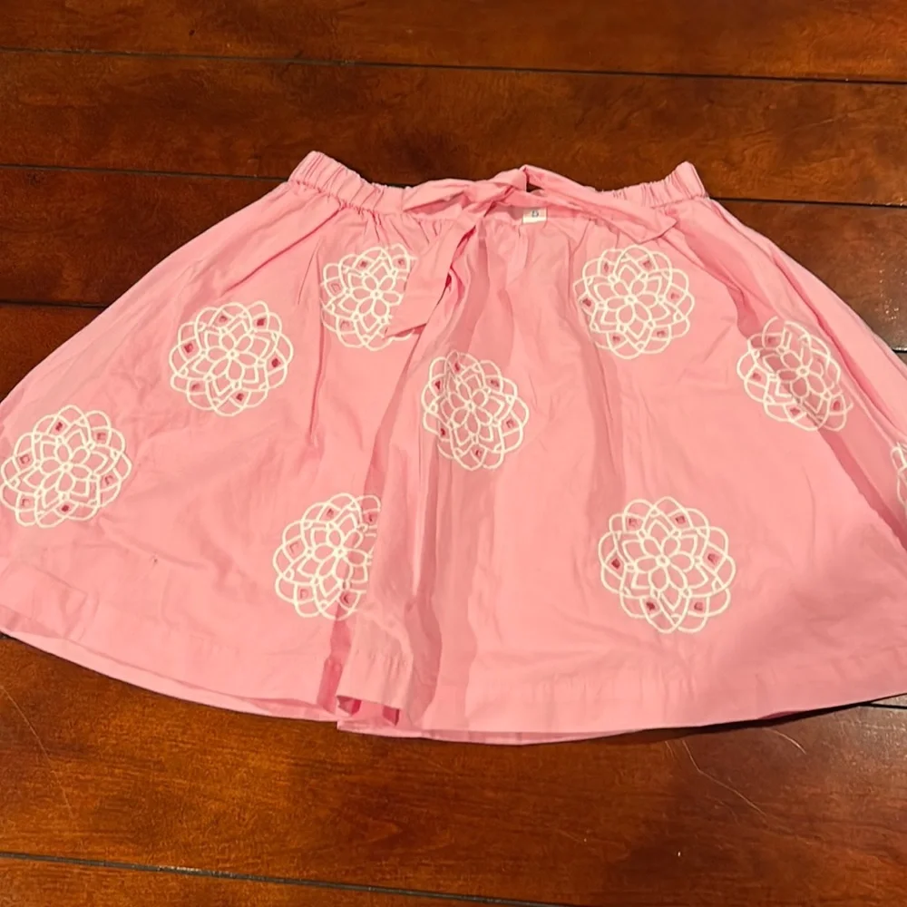 The Children’s Place Pink Embroidered Full Skirt Size 5 100% Cotton